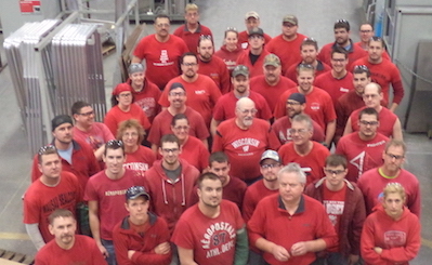 Marion Body Works Participates in National Wear Red Day
