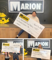 Marion Body Works Shows Support to Local Food Pantries