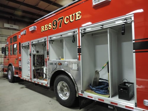 rescue pumper storage compartments