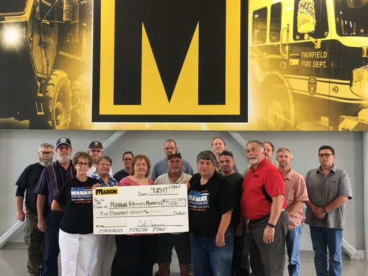Marion Supports Manawa Veterans Memorial
