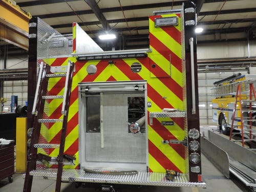 rescue pumper hosebed width