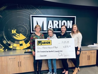 Local Food Pantries Receive Support from Marion Body Works