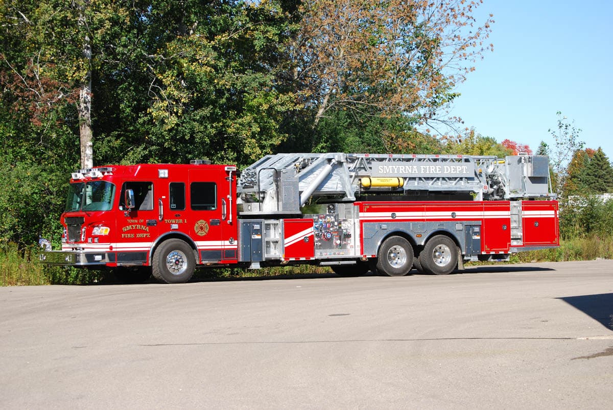 Smyrna Fire Department Aerial Fire Truck