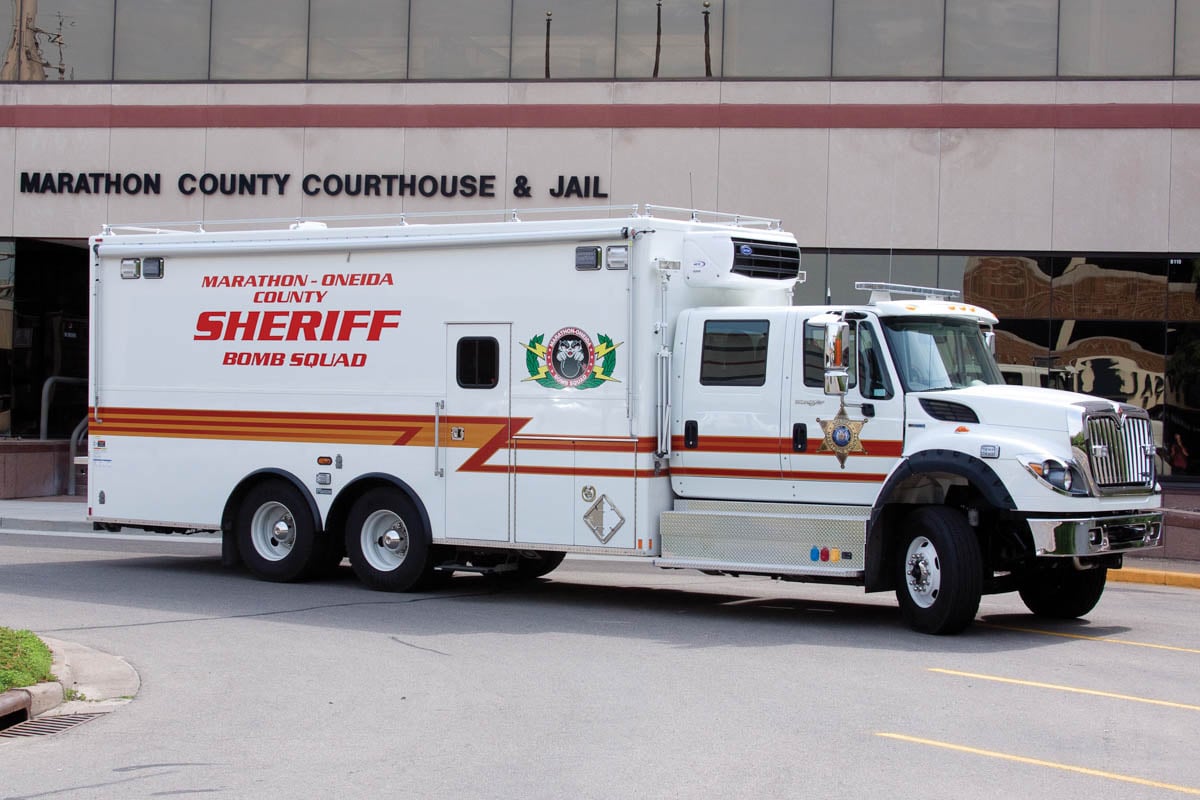 Marathon County Bomb Squad Unit Specialty Truck