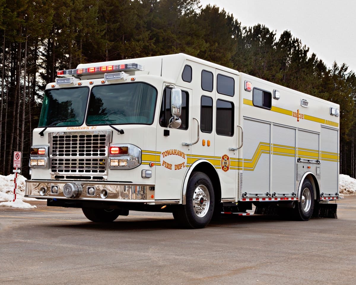 Tomahawk Fire Department Combo Rescue Truck