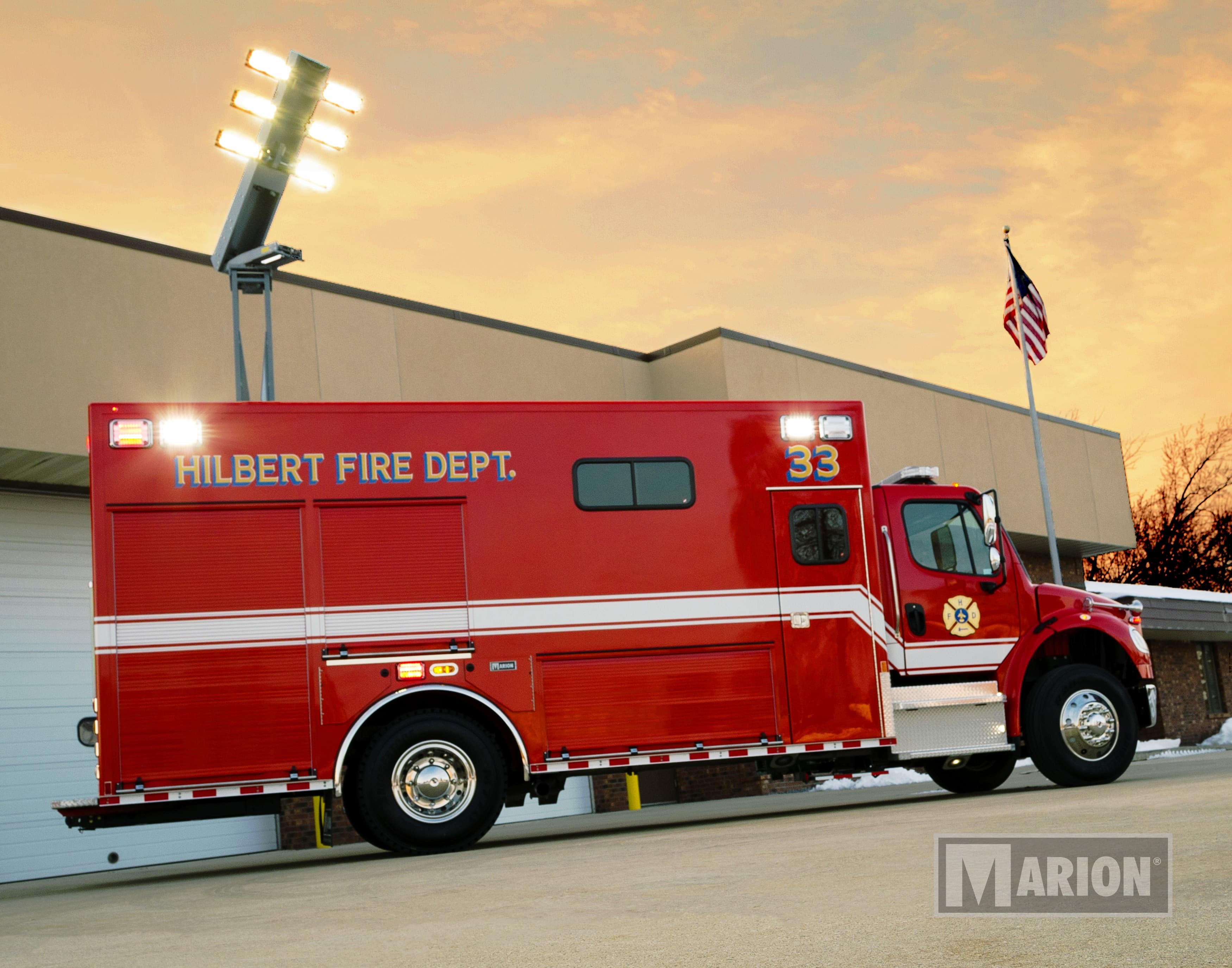 Hilbert Fire Department Combo Rescue Truck