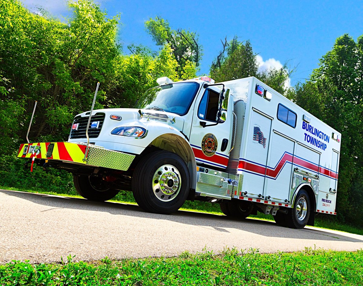 Burlington Township Fire Company Rescue Squad Truck