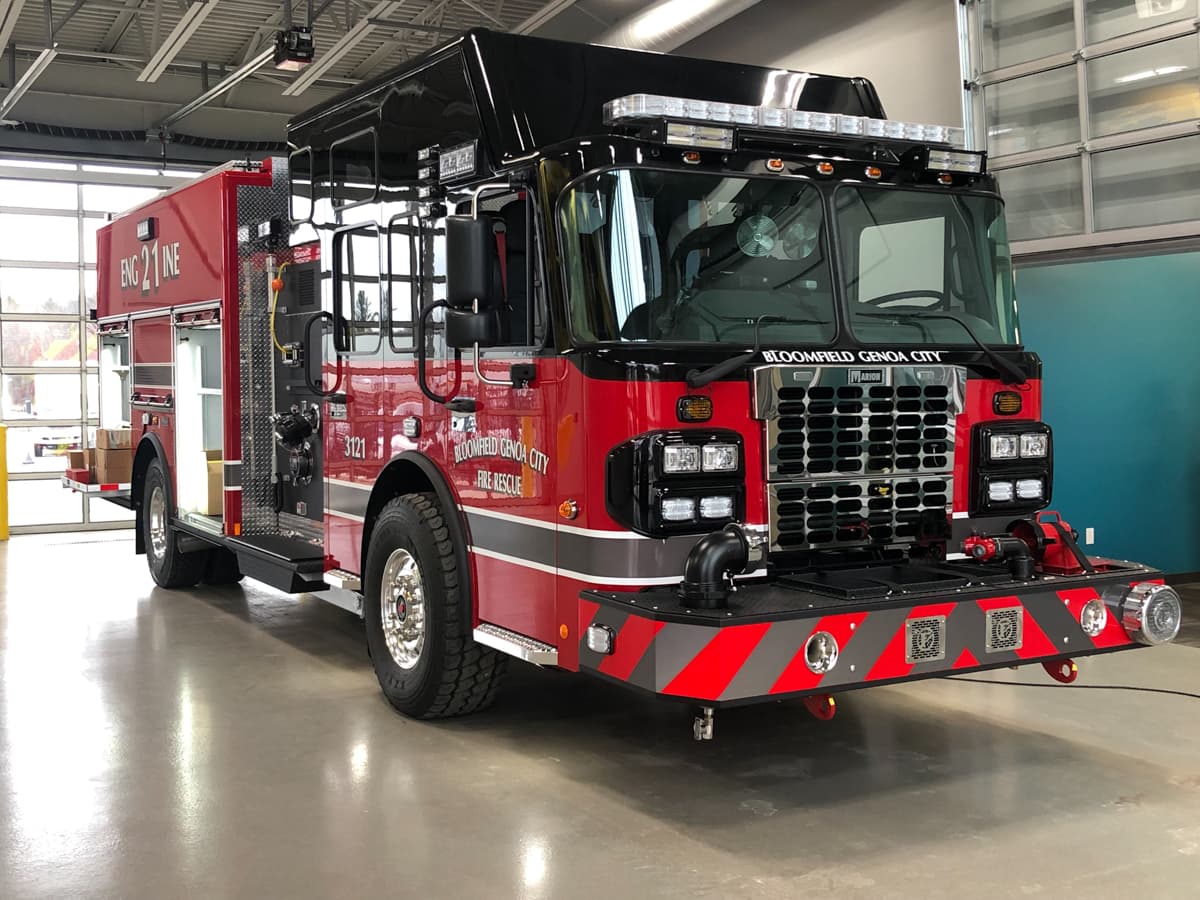 Bloomfield Fire Department Pumper Truck