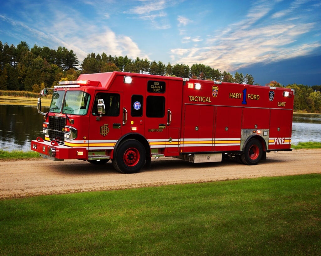 Hartford Fire Department Rescue Squad Truck