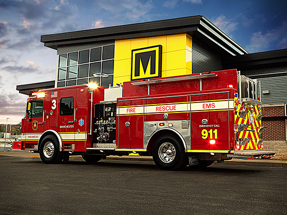 Manchester Fire Department Pumper Truck