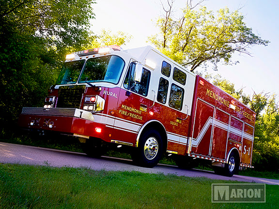 Menomonie Fire Department Rescue Truck