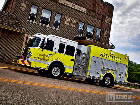 Saxeville Springwater Fire Department Pumper Truck