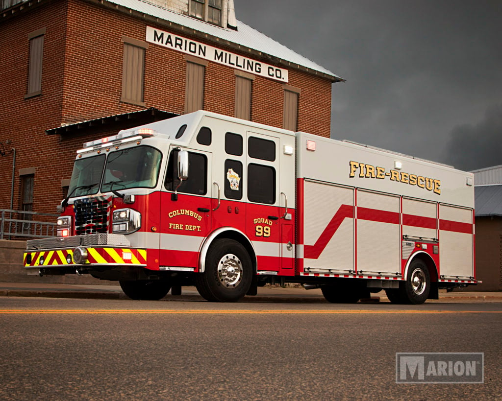 Columbus Fire Department Rescue Truck